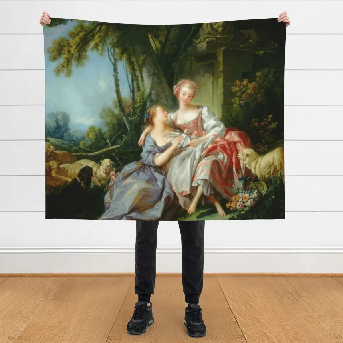 

Franois Boucher The love letter Throw Blanket Soft Plush Plaid Quilt Tourist Winter beds Blankets