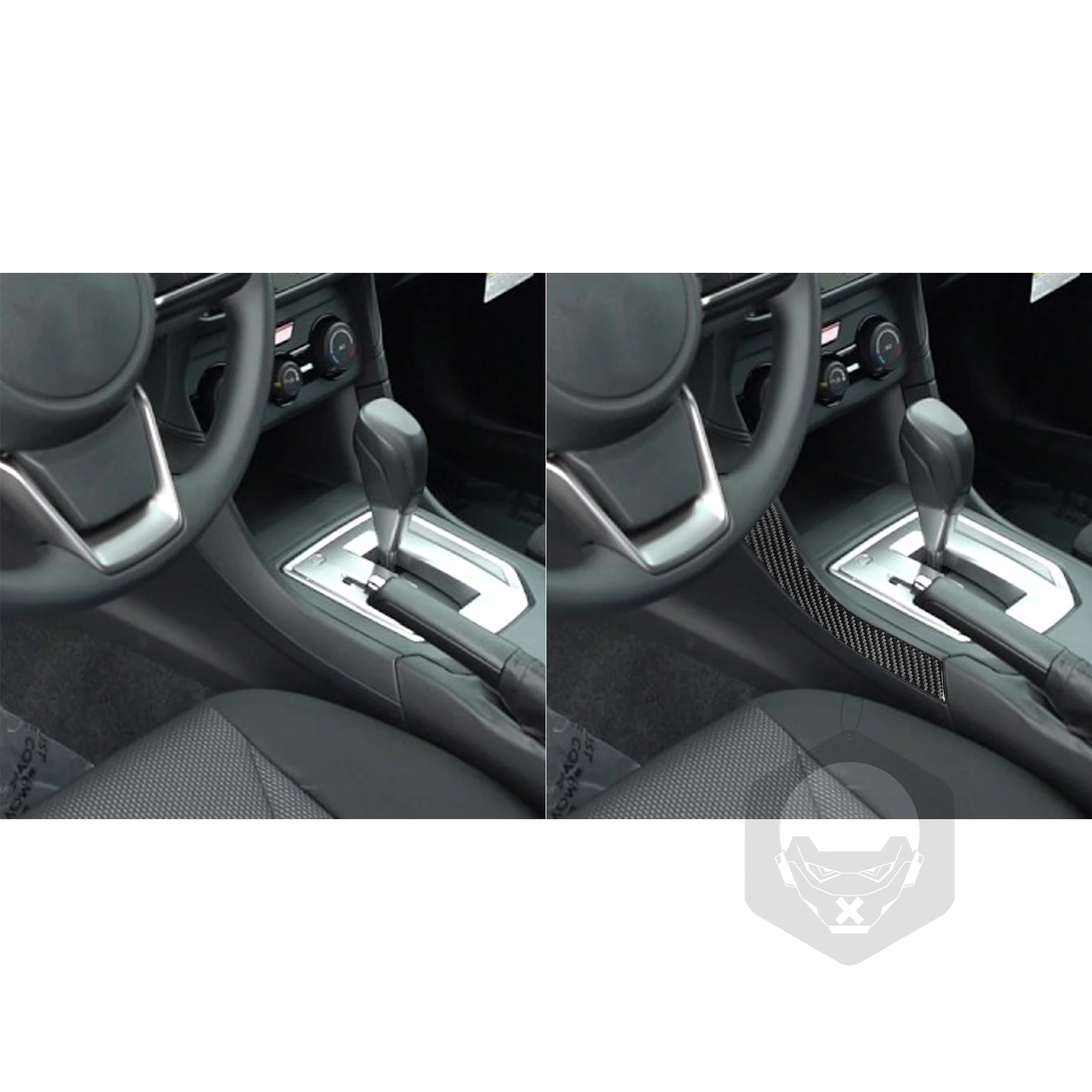 

Боковые полоски переключения передач, панель для Subaru Impreza 17–22 Crosstrek 18–22 автомобильные аксессуары, внутренняя крышка из углеродного волокна, наклейка
