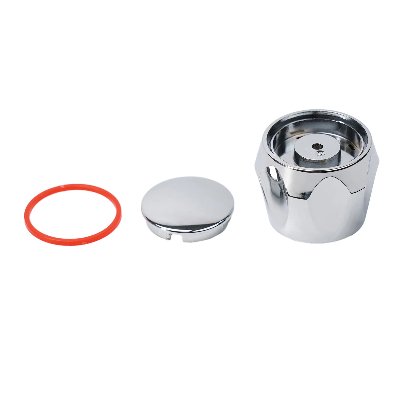 

Cold+Hot Tap Top Head Cover Handle Chrome Plated Replacement Parts For Garden Hoses, Watering Devices, Nozzles, Sprinklers