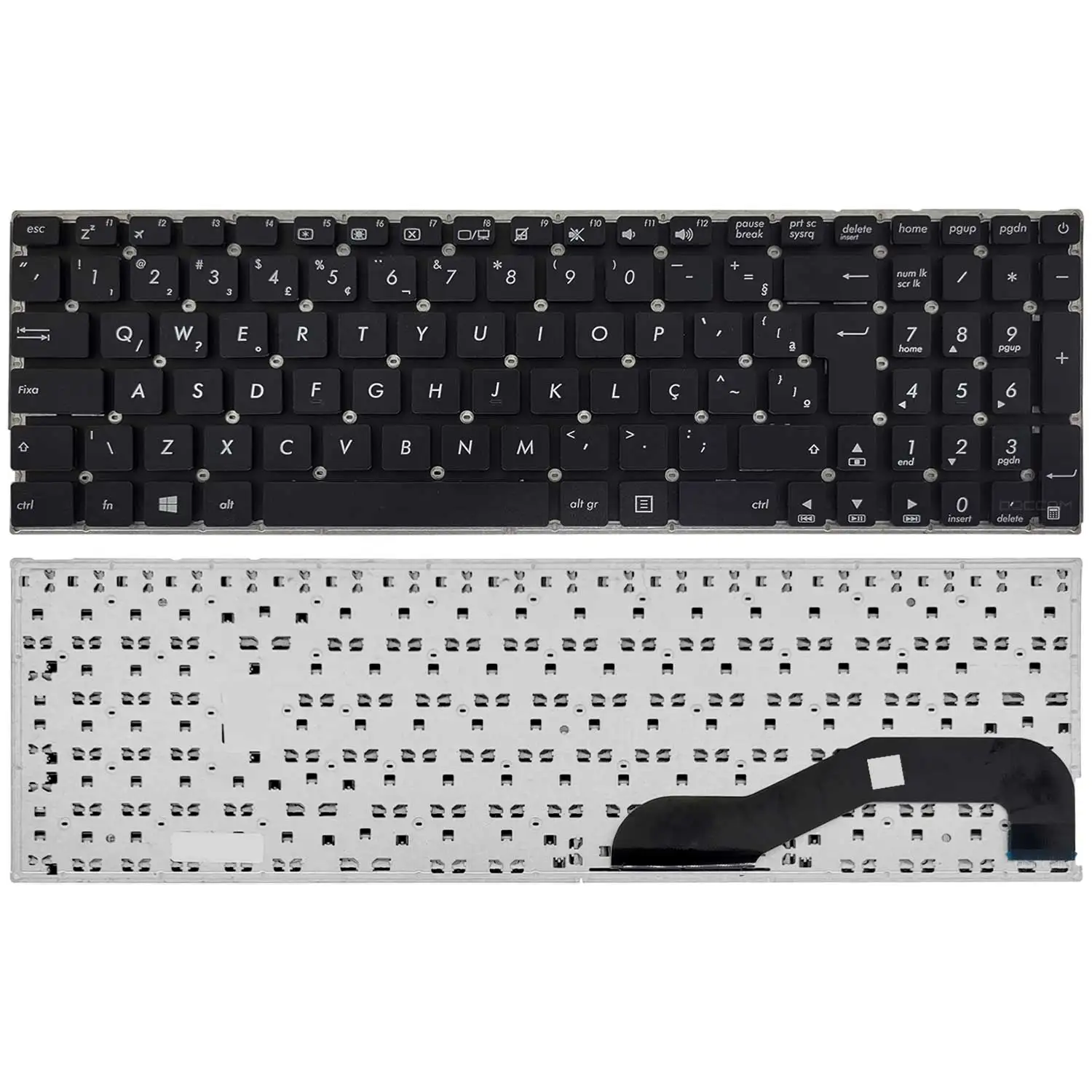 Teclado Notebook Compatível Asus X543ma 19c3218203900 X543 X543u X543ua X540lj X540s X540sa X540la