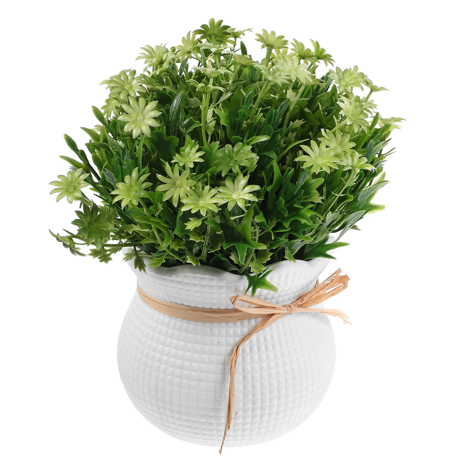 

Vivid Faux Potted Plant Bonsai Artificial Flowers in Pot for Home Desk Bookshelf Display Decoration Tabletop Potted Plant