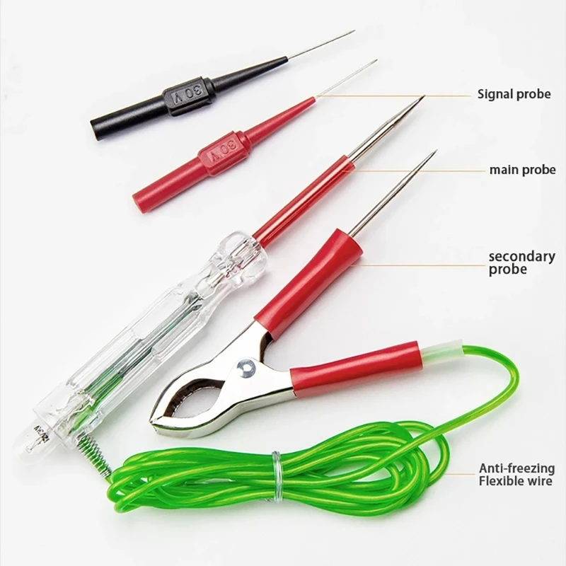 Car Truck Circuit Tester Light Bulb Automobile Repair Tool Multifunctional Electrical Tester Pen Vehicle Repair Pen