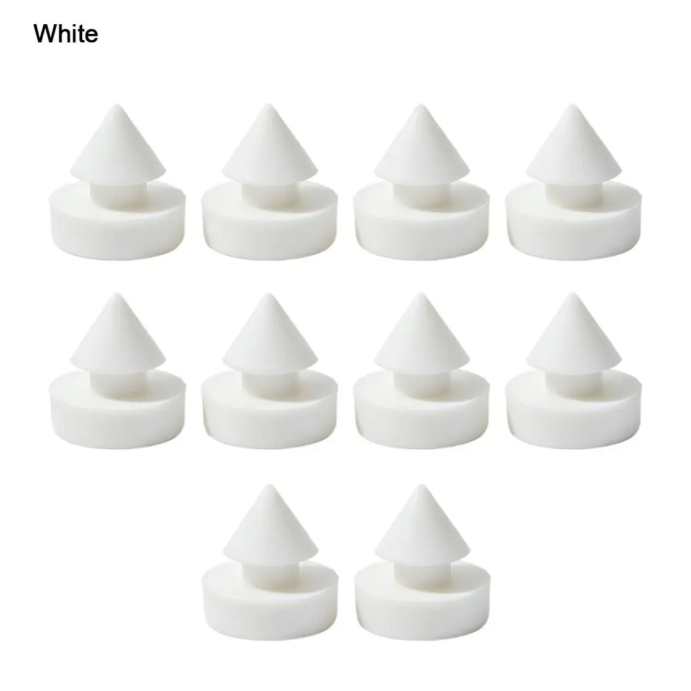 10Pcs 3 Colors Rubber Nail Plug 12*12mm Parts Elevator Door Stopper Security Shock Absorption Anti Collision