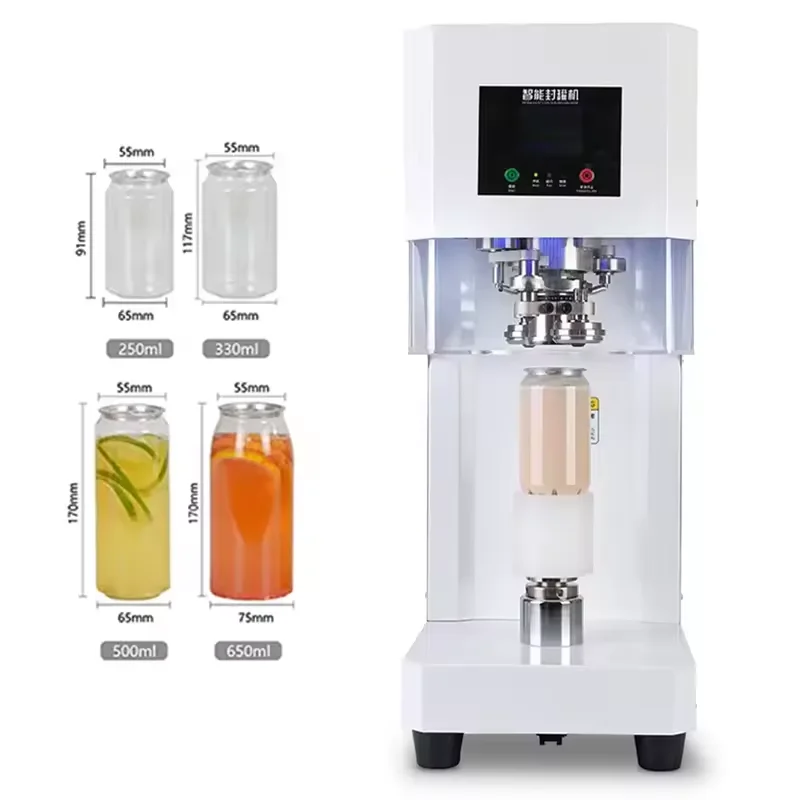 Automatic Plastic Bottle Capping Machine Can Seamer Seam Sealing Machines Can Sealing Mahcine Small Canning Machine