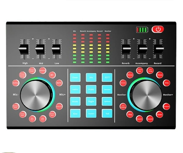 Live Streaming Device I9 Sound Card, Domestic E-commerce Product, Mobile Computer Universal Support for Multi Phone Live Streami