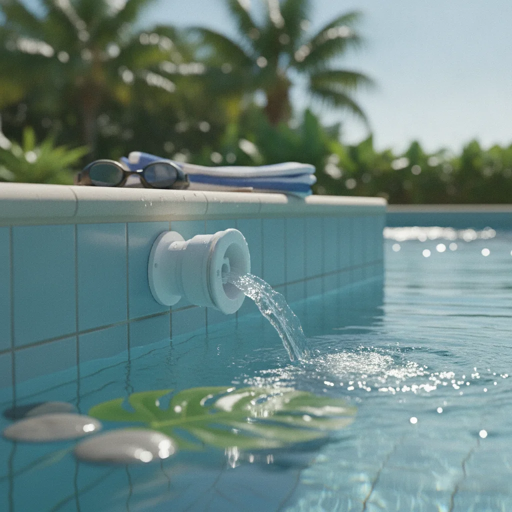 Spa Return Jet Fitting Hydrotherapy Hydro Massage Jet Pool Massage Nozzle Easy to Install Sturdy Plastic
