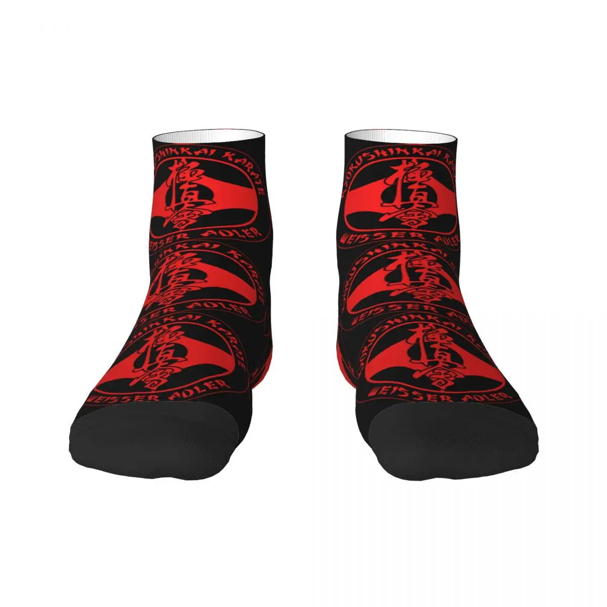 Funny Karate Kyokushin Socks Men Women Warm 3D Printing Martial Arts Sports Basketball Socks