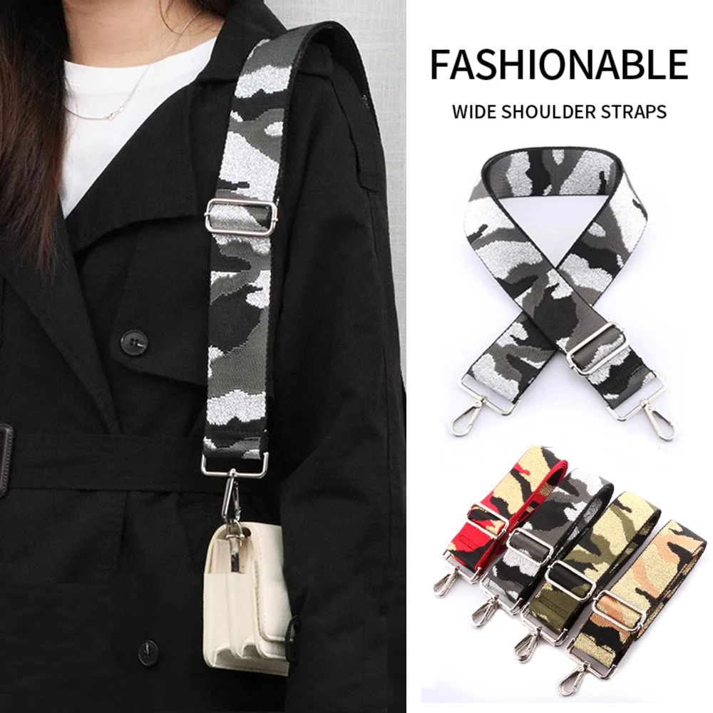 

Shoulder Strap 5cm Widen Multicolor Jacquard Weave Series Expansion Band Replaceable Fashion Accessories For Handbag Bag Bandage