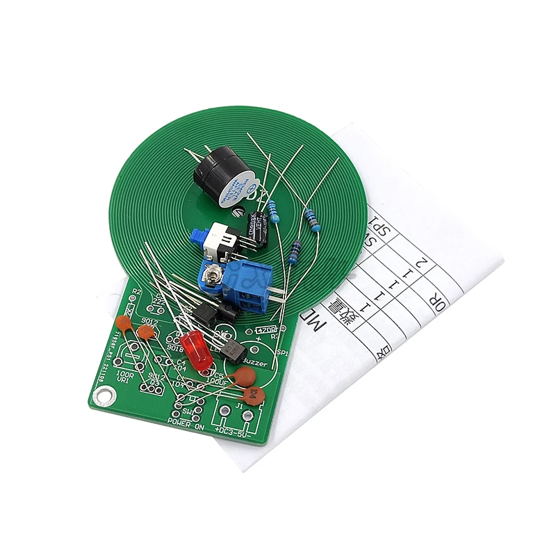 DIY Metal Detector Kit DC3V-5V 60mm Non-contact Sensor Board Module Electronic DIY Welding Practice Board