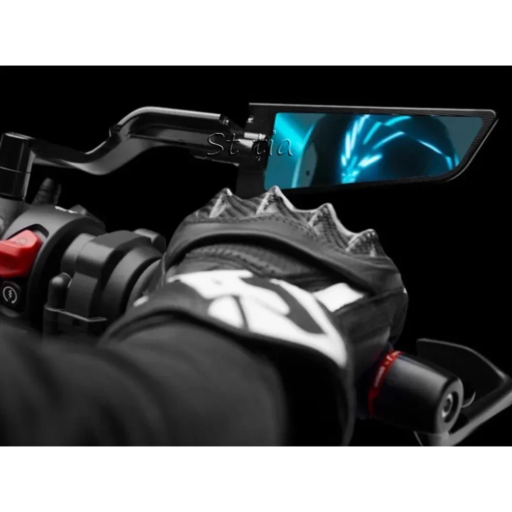 New Motorcycle Accessories Mirrors Black Wind Wing Adjustable Rotating Rearview Mirror For BMW CE04 CE 04 ce04 2022 2023