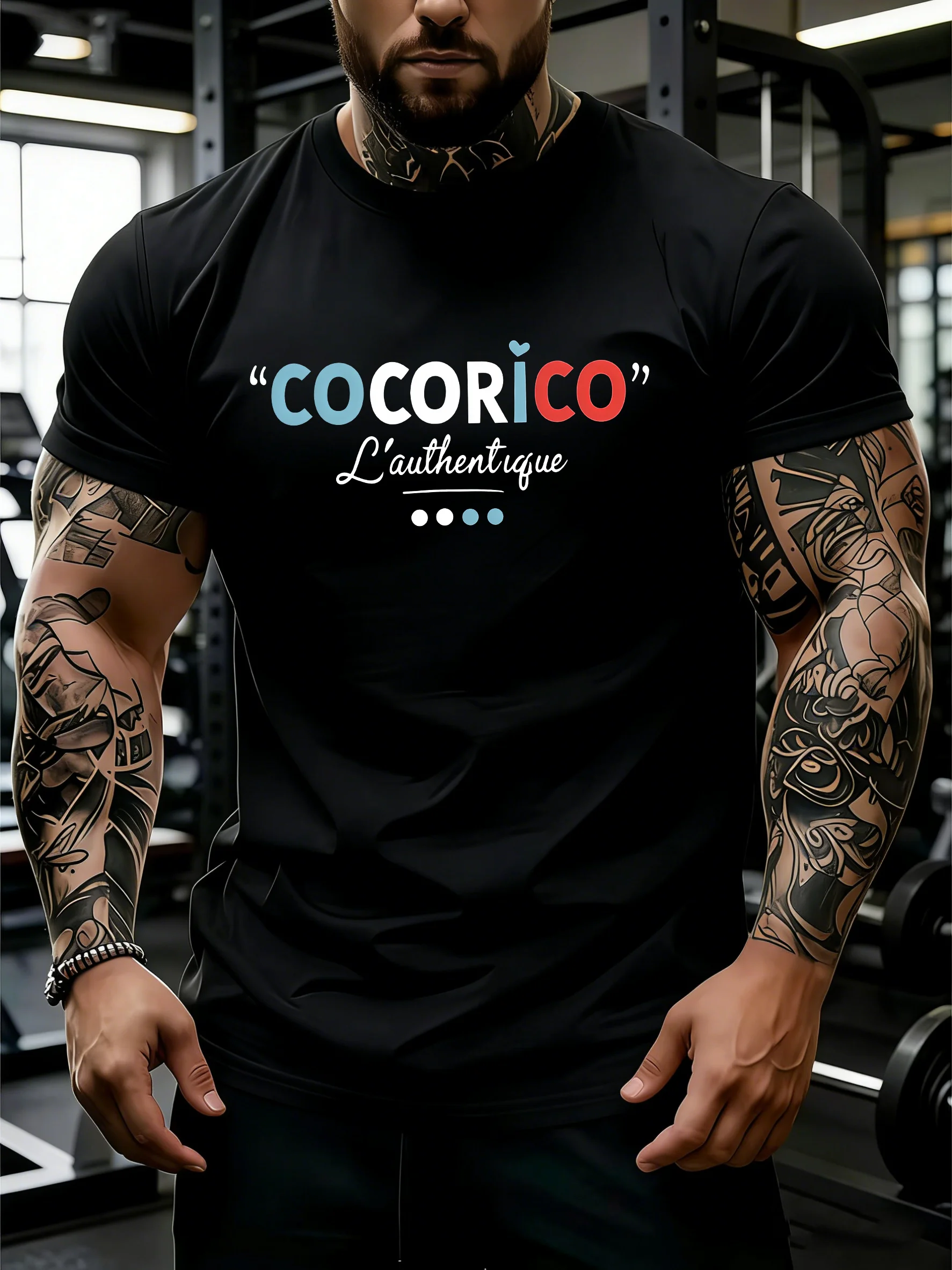 Plus Size Quick Drying Fitness T-shirt Tops Letter Print Short Sleeve T-shirts Summer Men's Clothing Large Size O-Neck T Shirts
