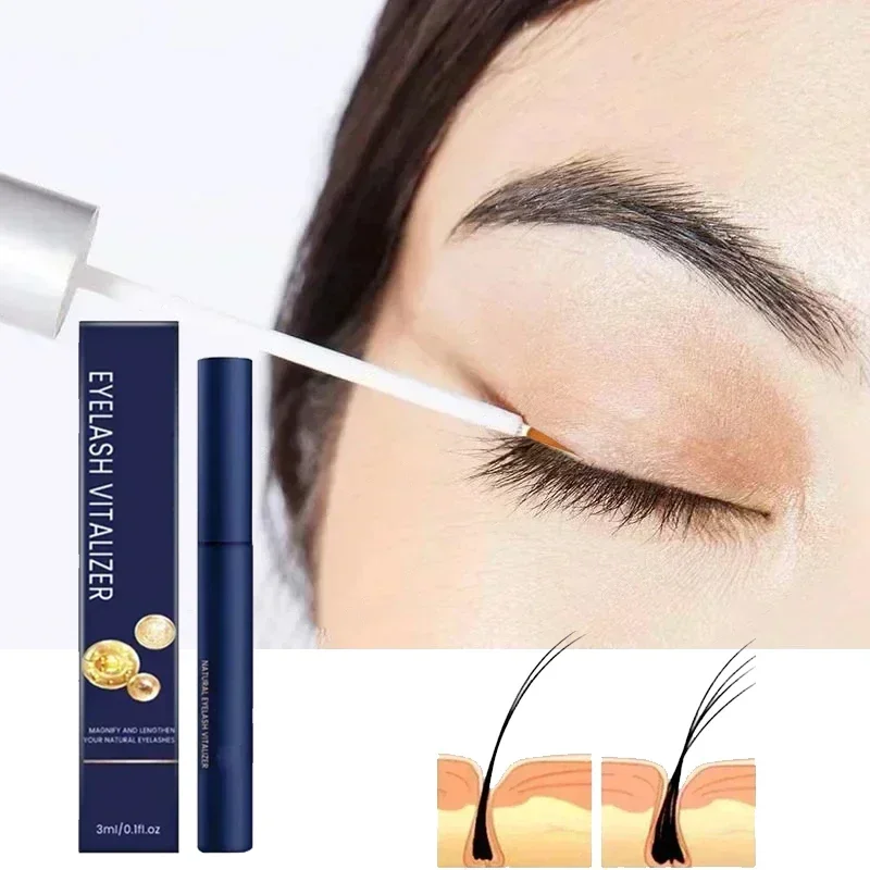 Fast Eyelash Growth Serum 7 Days Natural Eyelash Enhancer Longer Fuller Thicker Lashes Treatment Products Eye Care Makeup