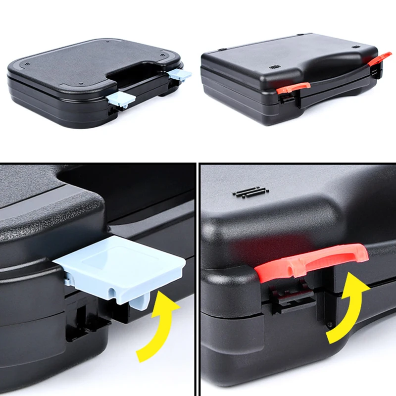 Tactical Pistol Safety Case Gun Storage Box for Glock Kublai Handgun Suitcase Rifle Scopes Optics Hunting Accessories Tools Box