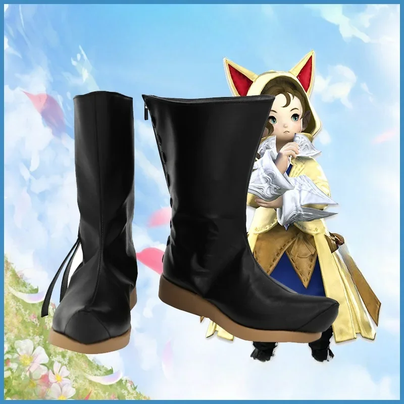 

Game Final Fantasy XIV Krile Mayer Baldesion Cosplay Boots Shoes Custom Halloween Accessorie Customized
