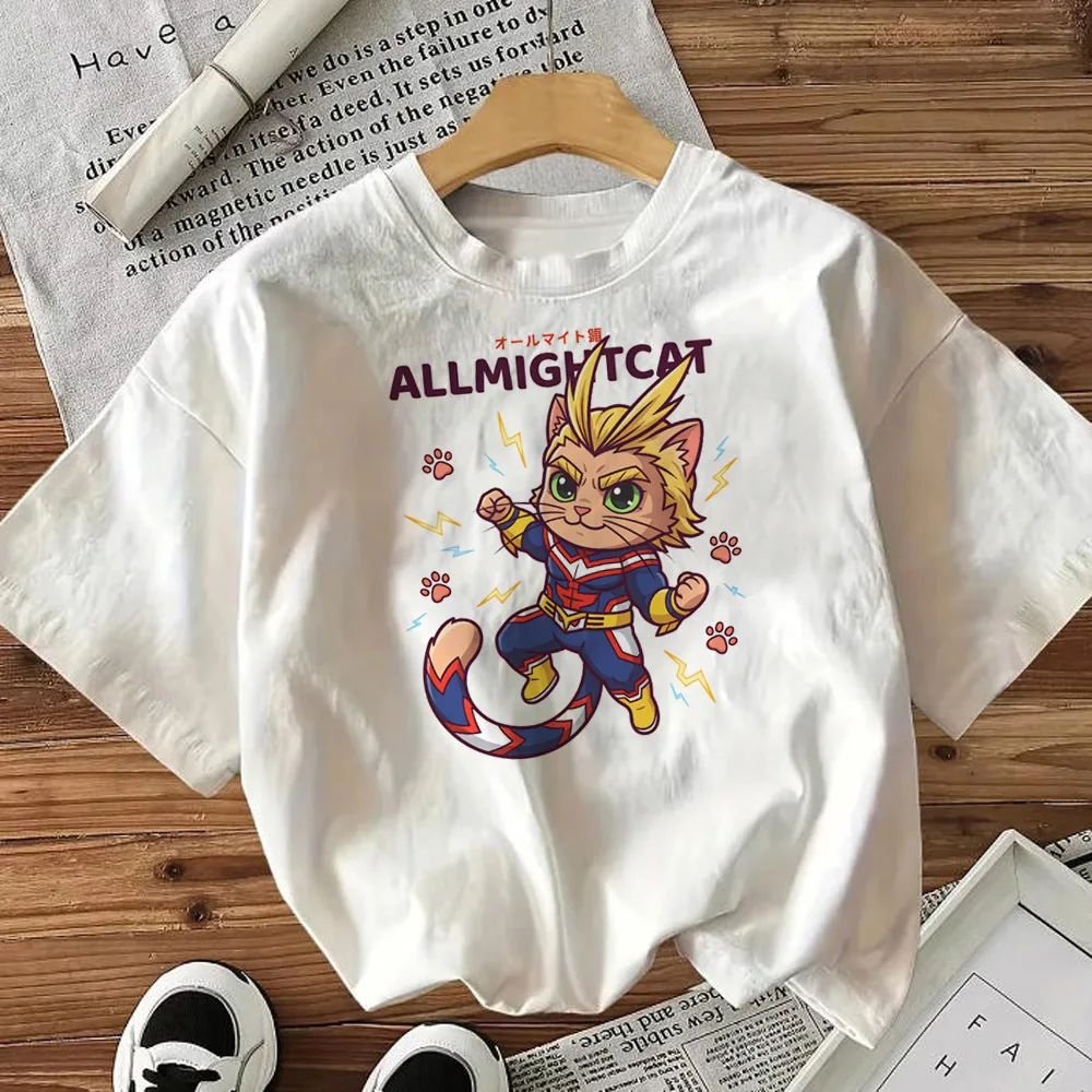 My Hero Academia tshirt teen graphic harajuku  anime Pop Culture korean clothes t-shirt 80s 2000s Vintage women Comfortable