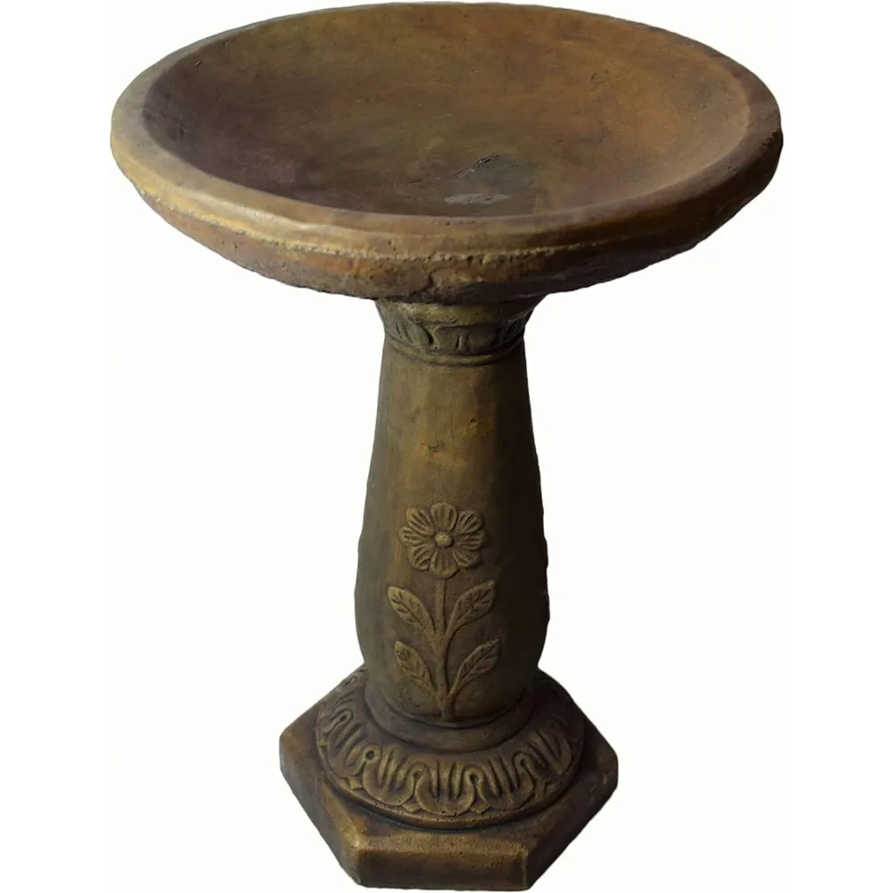 

Daisy Pool Birdbath- 26 Tall x 19 Dia- Espresso