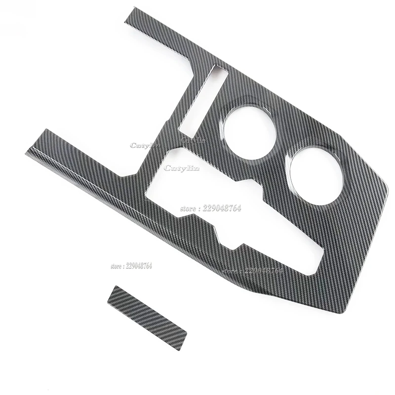 For Changan UNIK UNI-K Accessories 2021-2023 2024 Carbon Car Central Console Gear Shift Panel Frame Sticker Water Cup Cover Trim