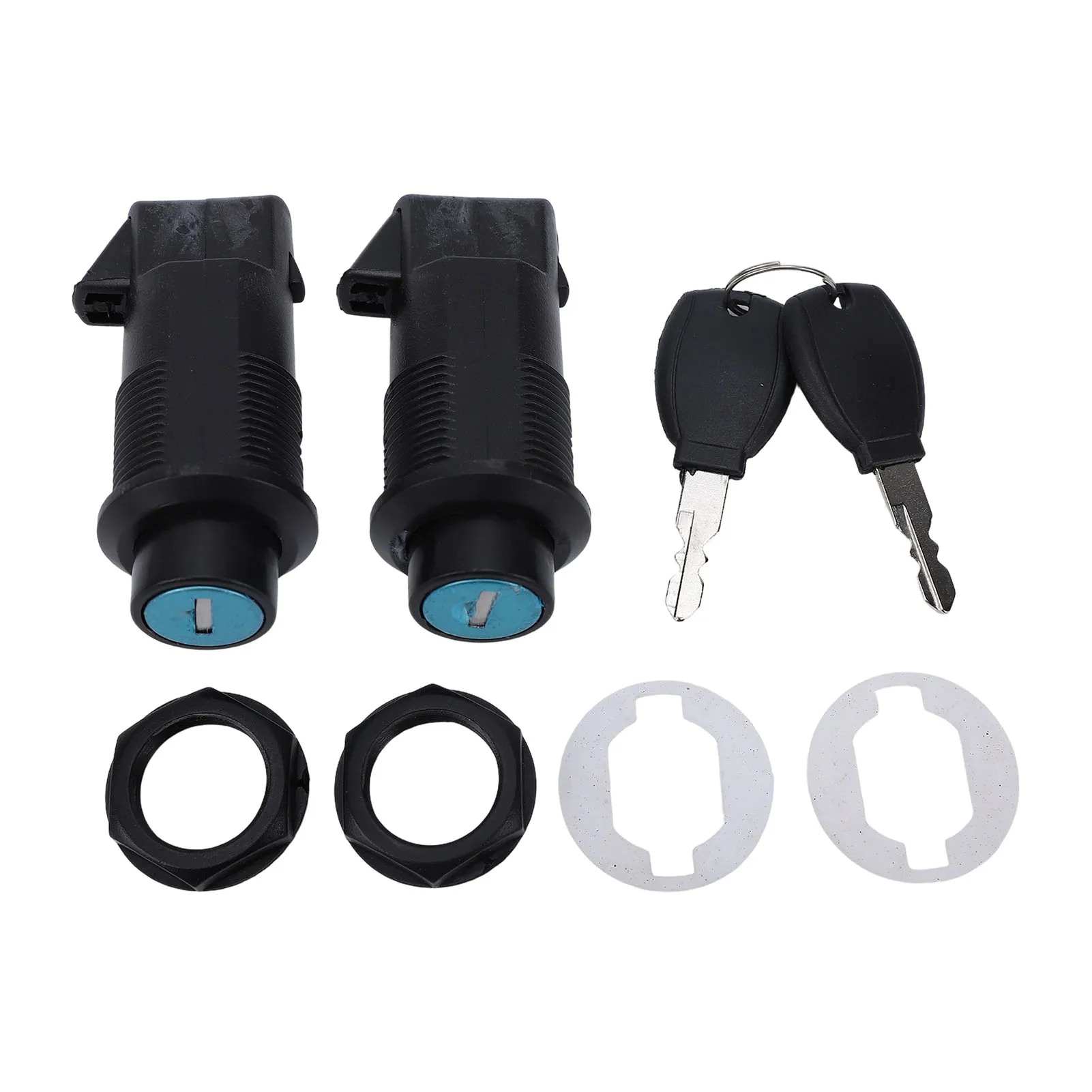 

The new motorcycle side case lock set includes two keys and is suitable for motorcycle hard side case security kits