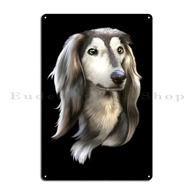 Greyhound Portrait Metal Signs Cinema Club Wall Plaque Designing Cinema Tin Sign Poster