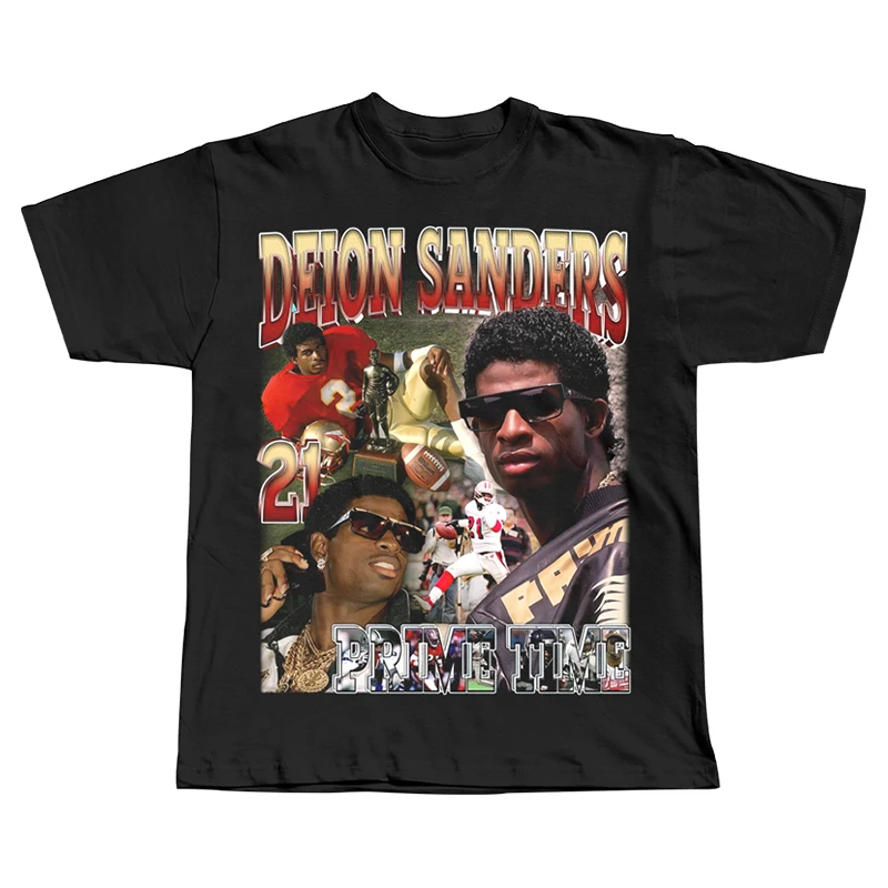 

25 Summer Jersey T-shirt DK Metcalf American Football Retro Cotton Trend High Quality Football Short Sleeve T-shirt Large Size