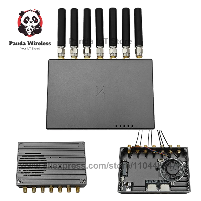 Ready Stock! H5000M 5G CPE Router WIFI7 Development Board Enclosure Ethernet MT7987+MT7991 for RM500Q RM520N-GL RM502Q FM350
