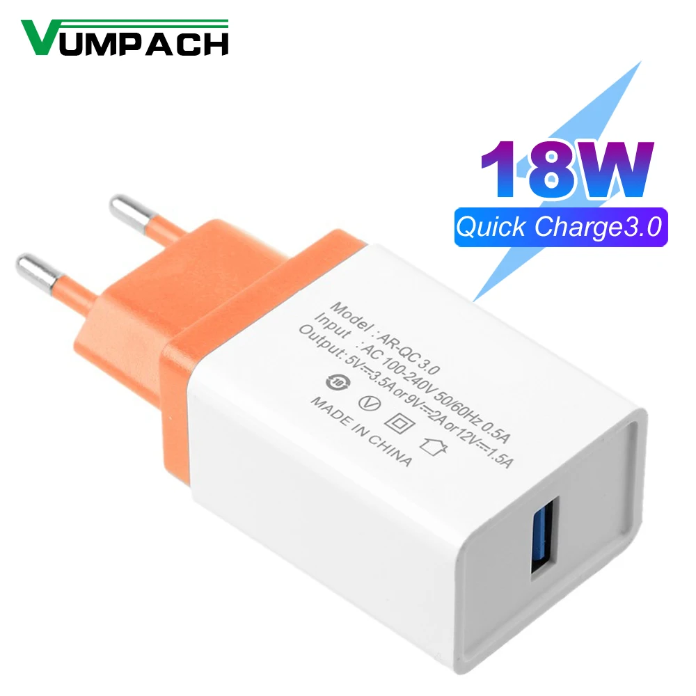 Quick Charge 3.0 Wall Fast Charger Adapter Micro USB Fast Data Sync Charger Cable for Samsung Xiaomi Huawei HTC LG Mobile Phone