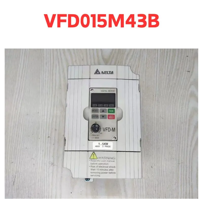 

second-hand inverter VFD015M43B Test passed Fast Shipping