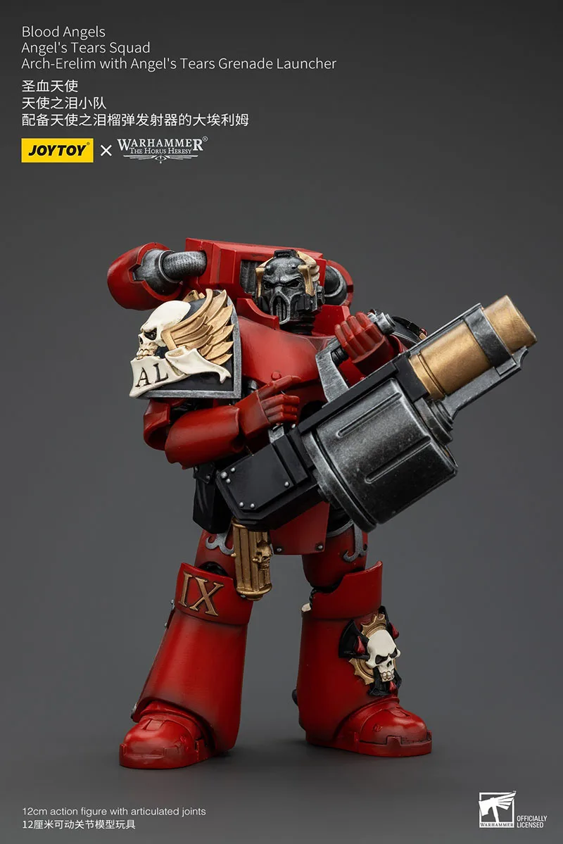 JOYTOY Warhammer 30K 1/18 ملائكة الدم الملاك دموع فرقة Erelim عمل الشكل 12 سنتيمتر الجندي العسكري لعبة مجسمة لجمع