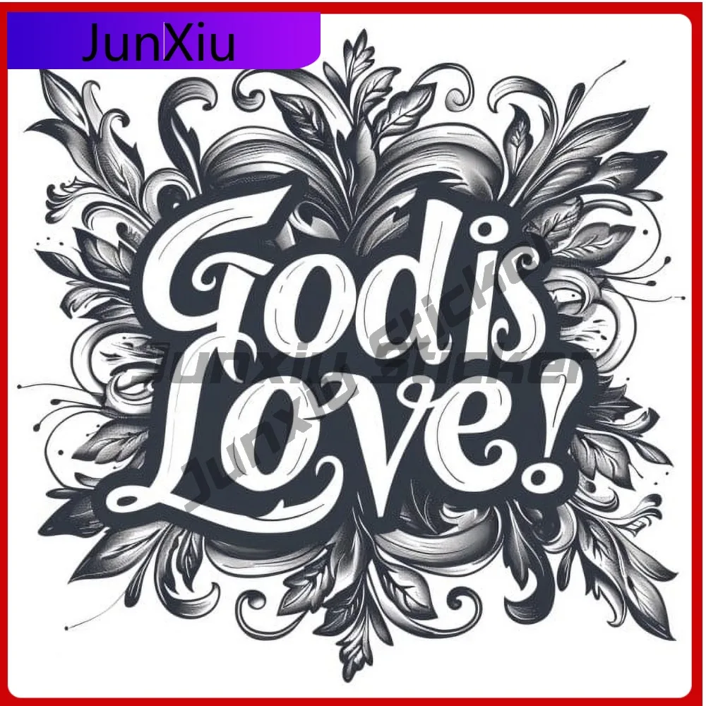 

Christian Stickers, God Is Vintage Car Laptop Window Bumper Waterproof Vinyl Decal Gift Unique Cute Funny Retro Retro Unique
