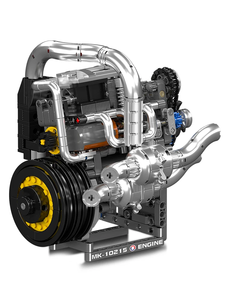 Mould King 10215 Technisches Auto-Motorspielzeug Der Motorisierte Supersportwagen-Motor Baustein-Montage-Set Weihnachtsgeschenk für Kinder