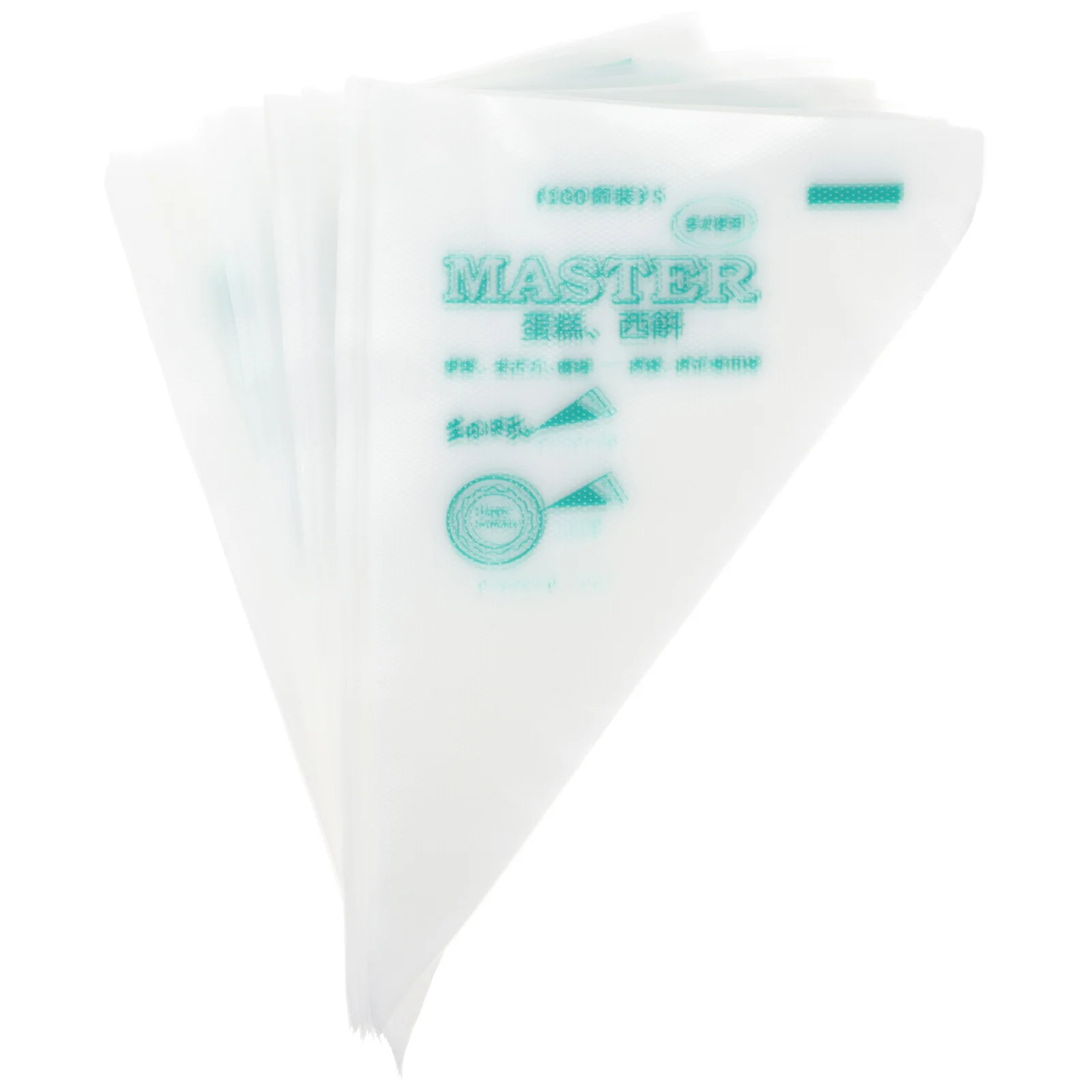 

200pcs Disposable Piping Bags Pastry Cake Decorating Tools Large Medium Small Sizes Food Grade Plastic One Time Use for Baking