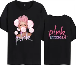 Cotton 100% P!nk Pink Singer Summer Carnival 2024 Tour T-shirt Fan Lovers Shirt Music Tour Shirt Trustfall Album Concert Tops