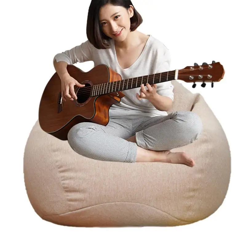 Soft Bean Bag Covers para crianças e adultos, Capa de sofá para pessoas preguiçosas, Saco de armazenamento, Home Acessórios