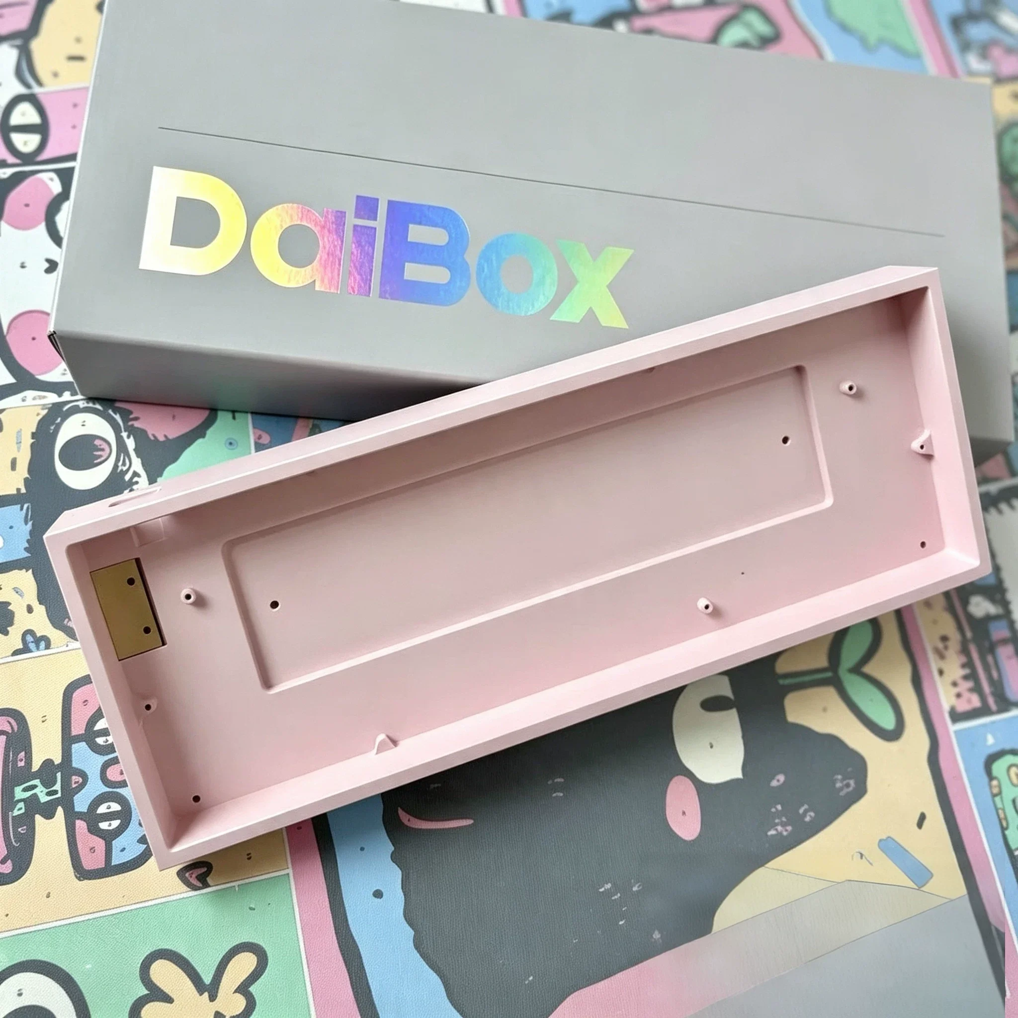Daibox tofu60 Full aluminum case Tofu60-style aluminum shell hidden ribbon cutout compatible for Wooting60, Rakka60, GH60