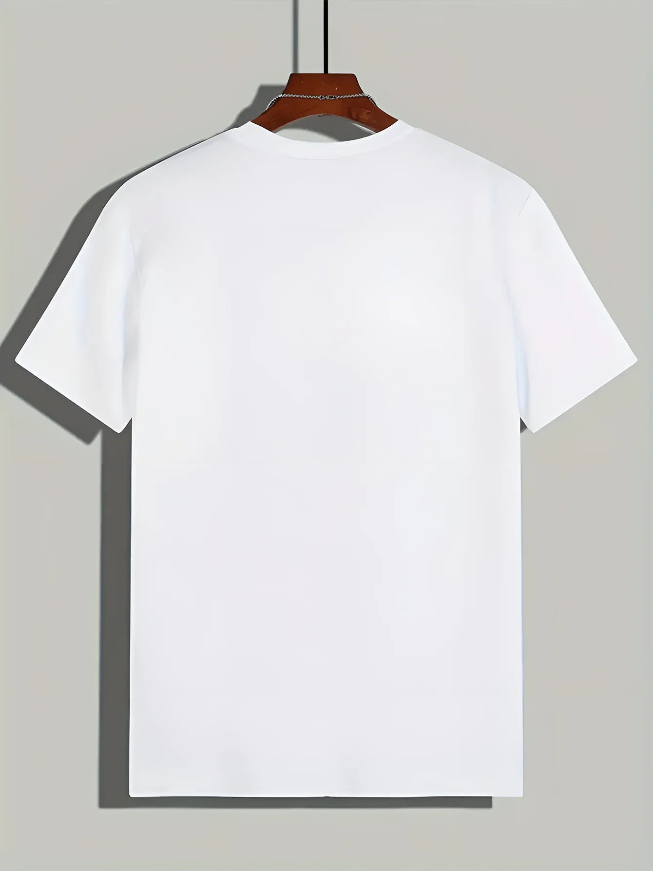 Men's Clothing Summer Cotton Fashionable Casual Forest Mountain Print Vintage Loose Round Neck Short Sleeved T-Shirt Top