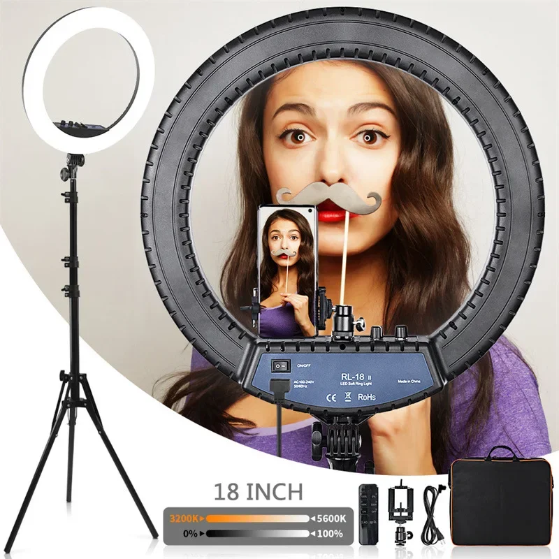 Ring photography light remote control floor light Internet celebrity beauty live stream filling light belt