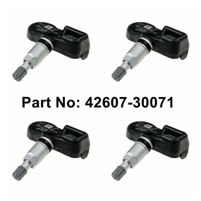 42607-30071  4Pcs For Toyota 433MHZ Tire Pressure Monitoring System TPMS Sensor   4260730071