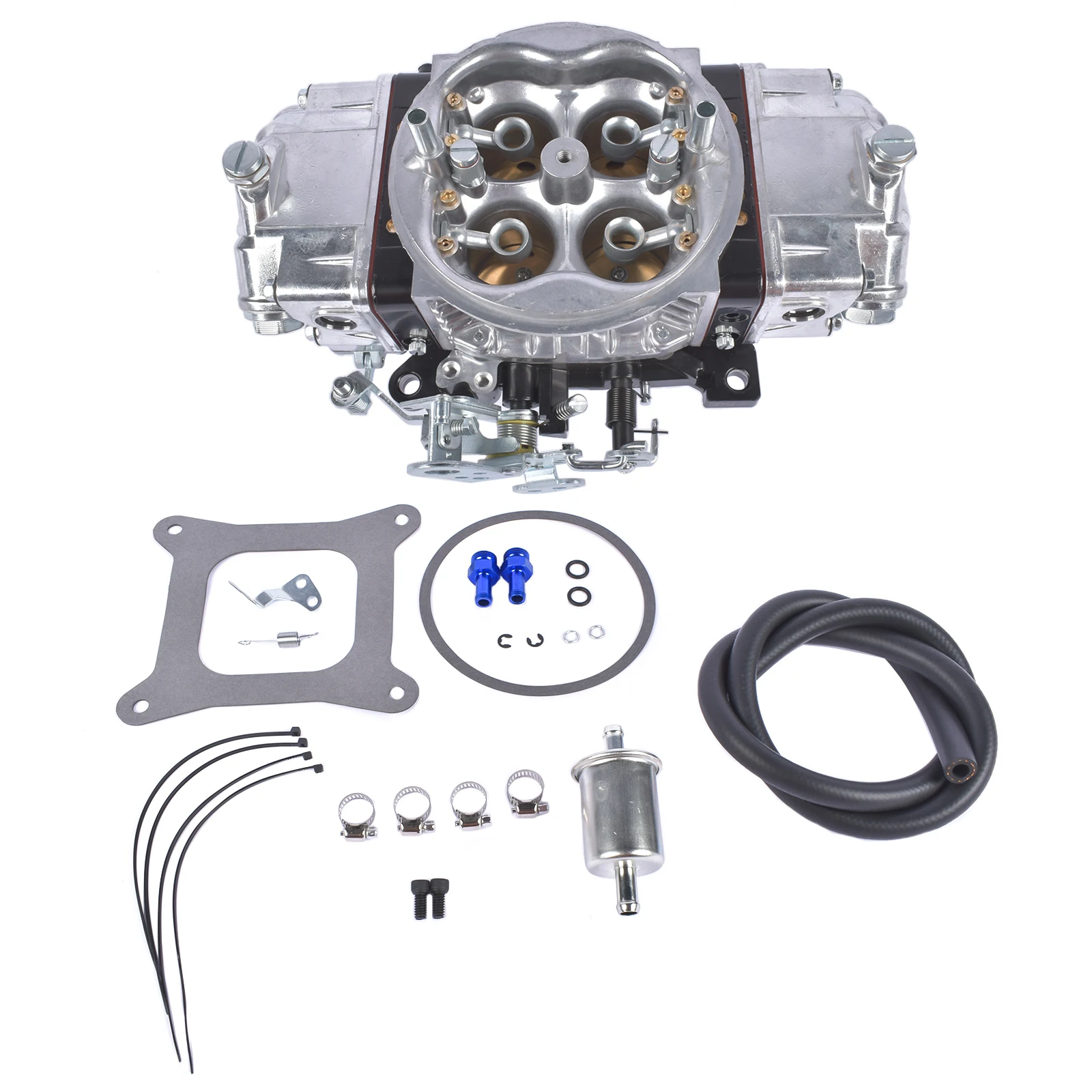 Glossy Race Series Mechanical Secondary Carburetor 4-Barrel 750 CFM Mech Aluminum 67200