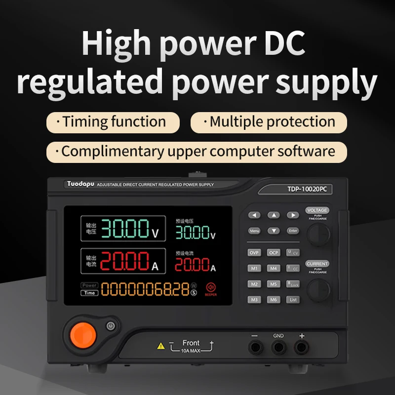 

Adjustable DC Power Supply Stabilized Voltage 15V 60A Adjustable Constant Voltage Constant Current Programmable DC Power Supply