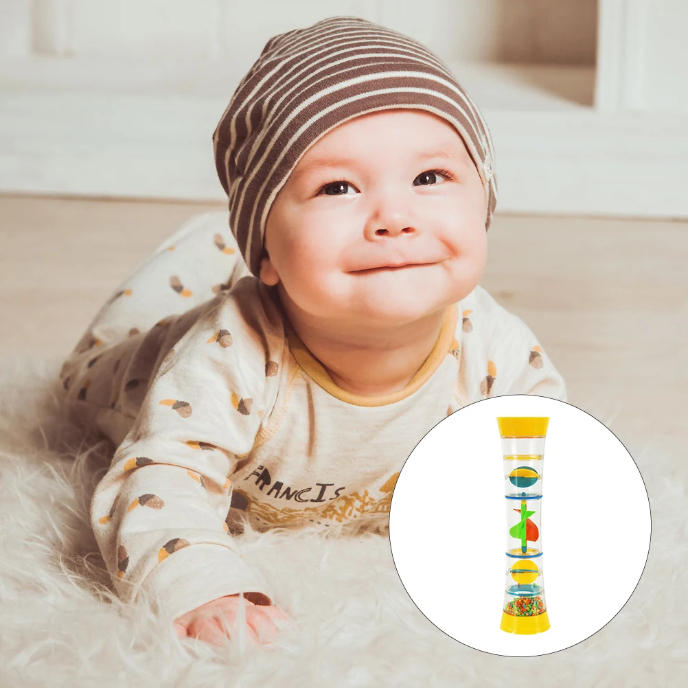 

1pc Kids Educational Rattle Hand Bell Funny Kaleidoscope Durable Plastic Grab Training Plaything Rotating Cognitive For Infant