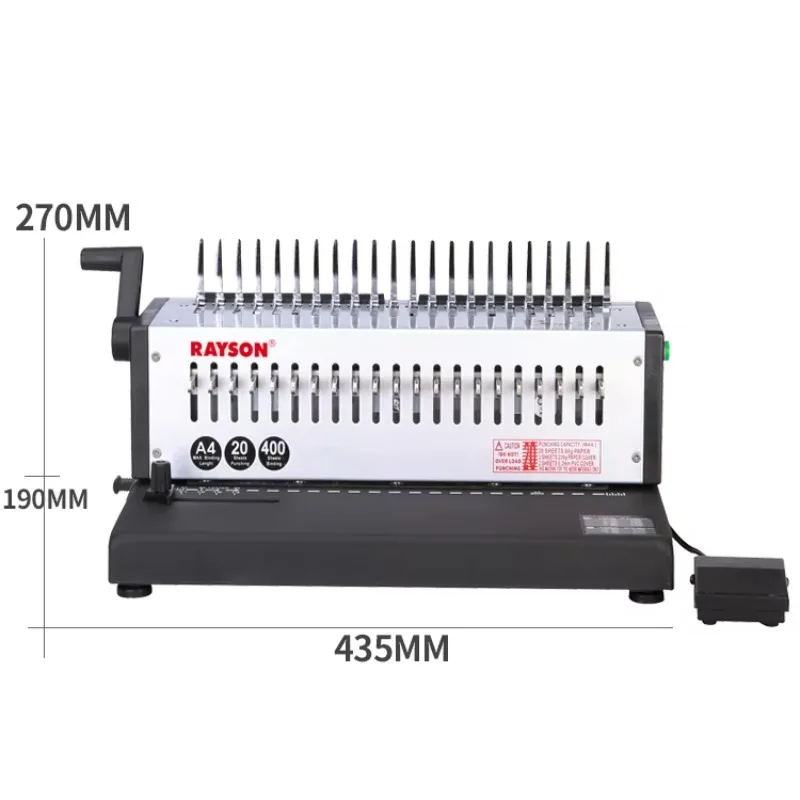 

Customizable EB-20 Combs Set 21 Holes Electric Paper Comb Binder Factor Customizable 21 Holes Electric Paper Binding Machine