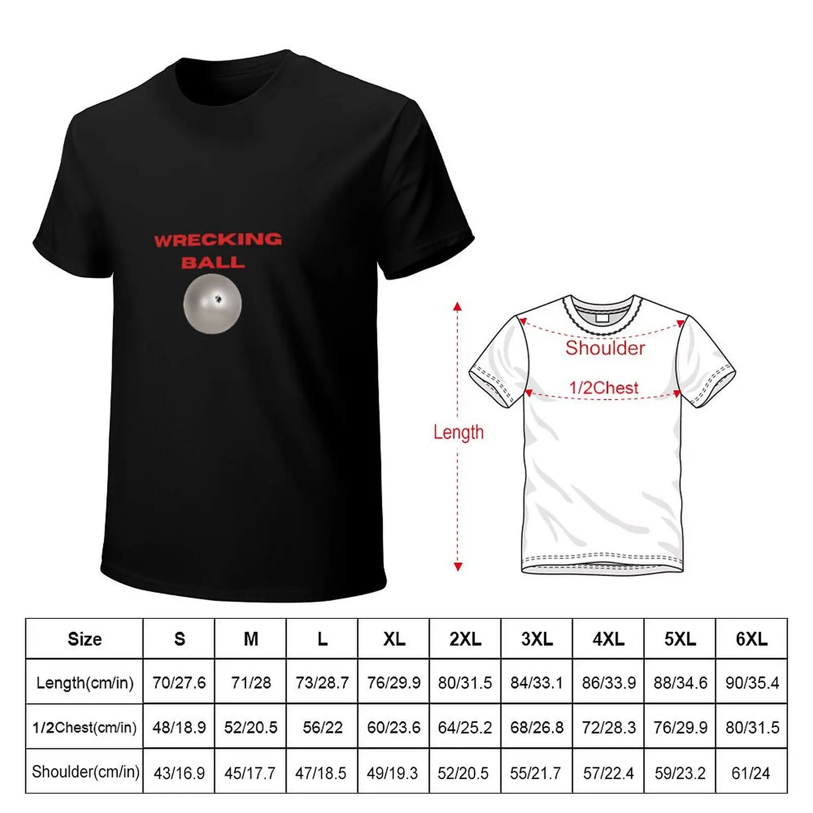 Miley Cyrus - wrecking ball T-Shirt Stylish Graphic Short Sleeve Top