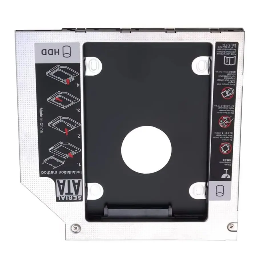 

2-й жесткий диск HDD SSD оптический кронштейн для рамки лотка для Dell Inspiron 15 15R 5520 N5050 N5040 M5040 UJ8C1 UJ8D1 UJ8E1 DVD