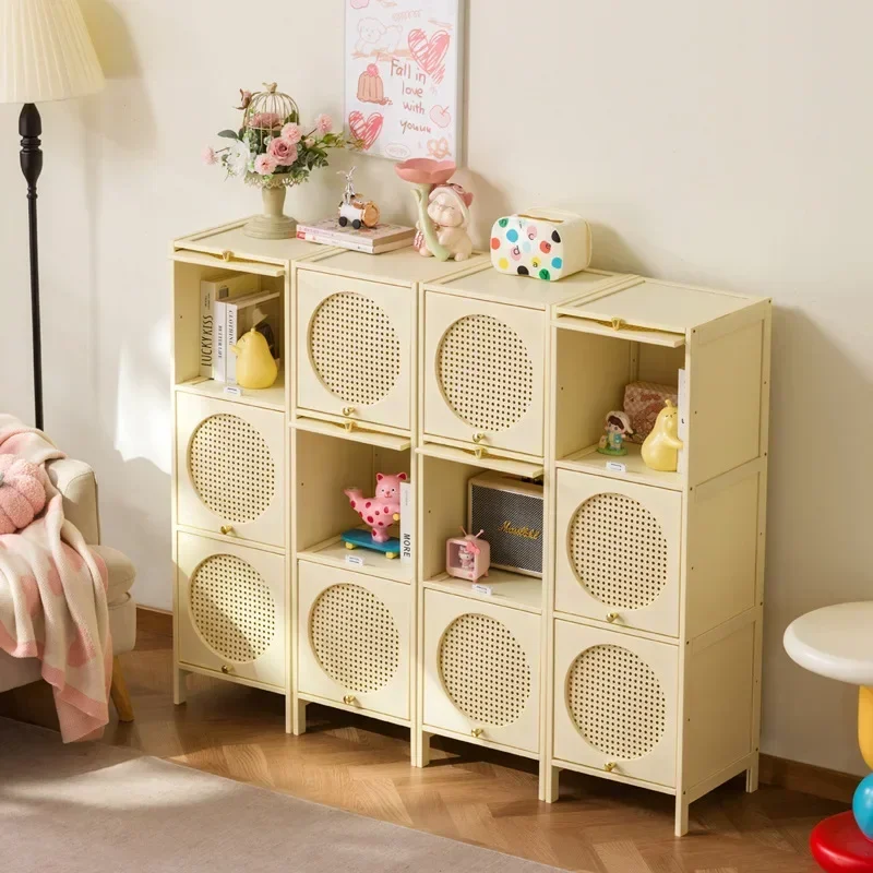 Household GoodsBedroom Locker Storage Household Living Room Against Wall Dustproof Dining Side Cabinet Kitchen Shelf