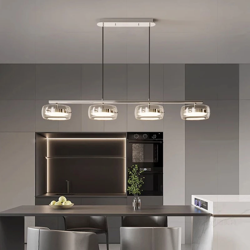 

Nordic Home Decor LED Glass Pendant Lamp for Restaurant Dining Table Living Room Chandelier Indoor Lighting Hanging Luminaires