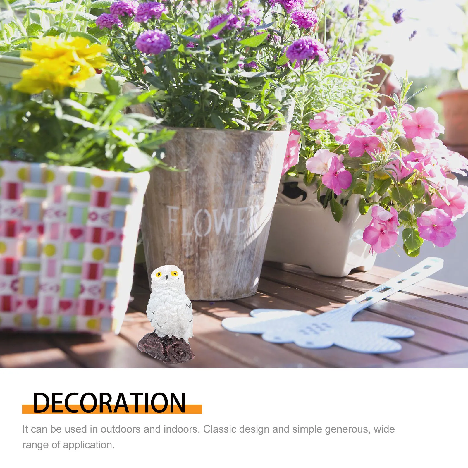 

3Pcs Owl Decor Miniature Resin Sculptures Cute Garden Micro Landscape Ornaments Home Desktop Bonsai Decorations