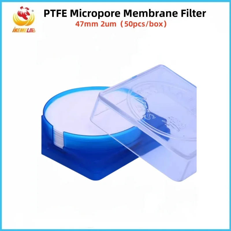 

WEIAI PTFE Microporous Filter Membrane 47mm 2um Laboratory Microporous Membrane 50pcs/box