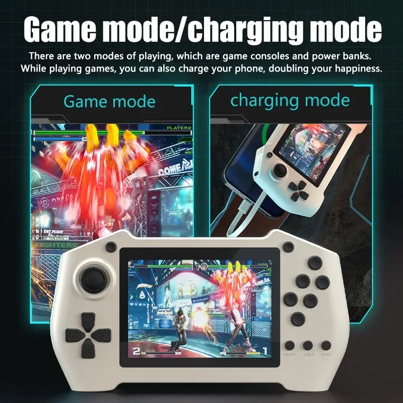 

Dy14 Arcade Game Machine 3.5-Inch Charging Treasure Portable Game Machine Mobile Power Comes With Two-Wire Game Powe Bank.