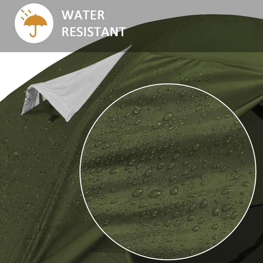 خيمة التخييم 1 2 شخص خيمة مقاوم للماء بابين الظهر خيمة سهلة الإعداد خفيفة الوزن للمشي في الهواء الطلق تسلق الجبال Tra