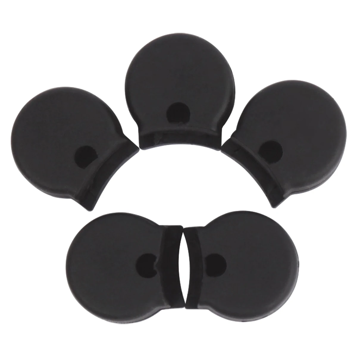 

5 PCS Clarinet Finger Rest Thumb Comfort Rubber Replacement Protector Cushion Attachment